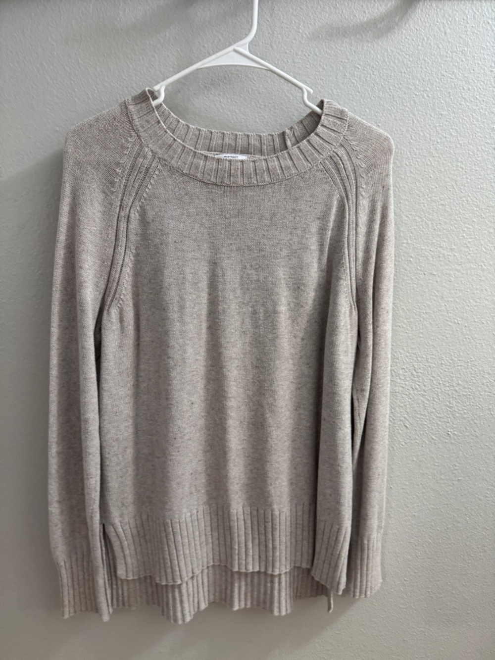 Old Navy | Beige Crewneck Sweater